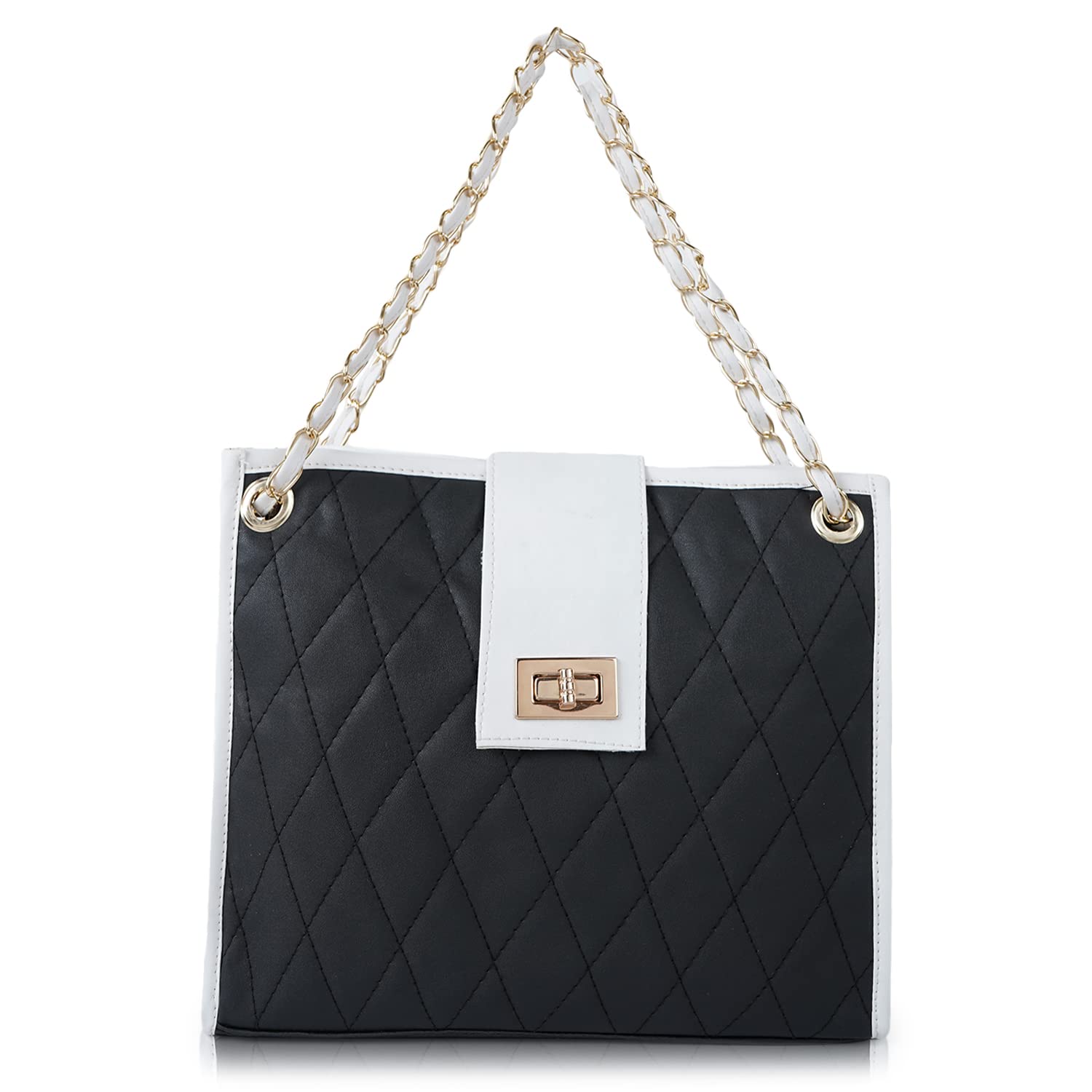 Fargo Leatherette Womens Handbag (Black_FGO-511) (B0BTJ4C92R) Amazon Price History, Amazon Price Tracker