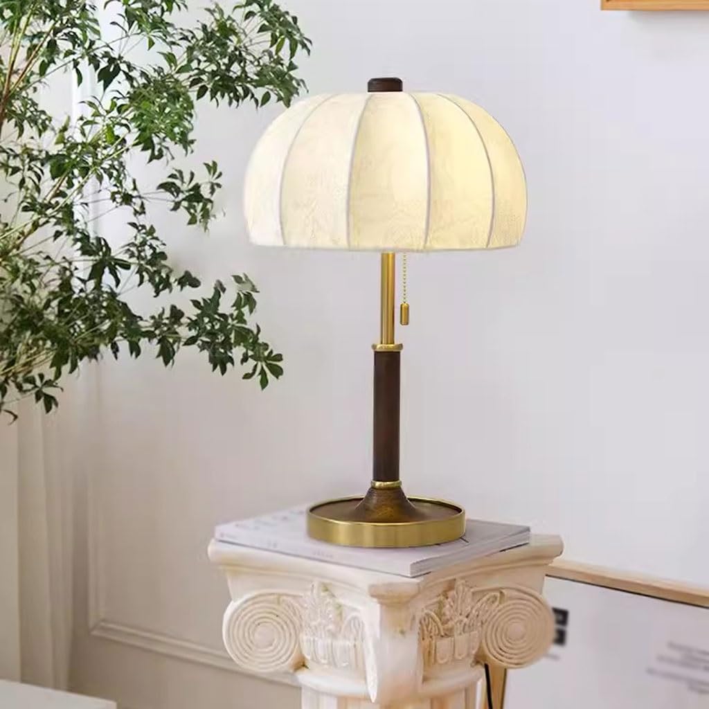 Dekoracyjna lampa stołowa obok łóżka postmodernistyczna retro sypialnia tkanina drukowana lampa stołowa badanie lampka nocna światło otoczenia współczesna lampa dekoracyjna do domu(B)