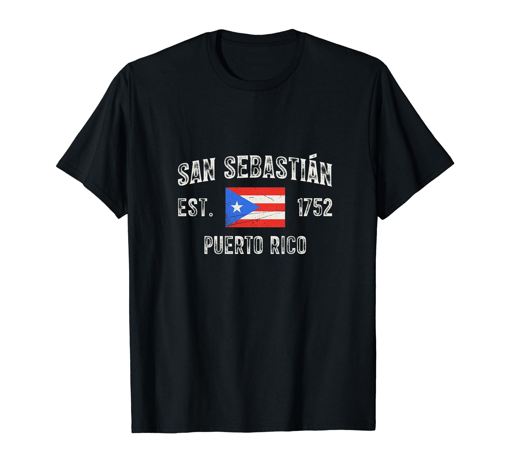 San Sebastián Puerto Rico Est 1752, Puerto Rico T-Shirt