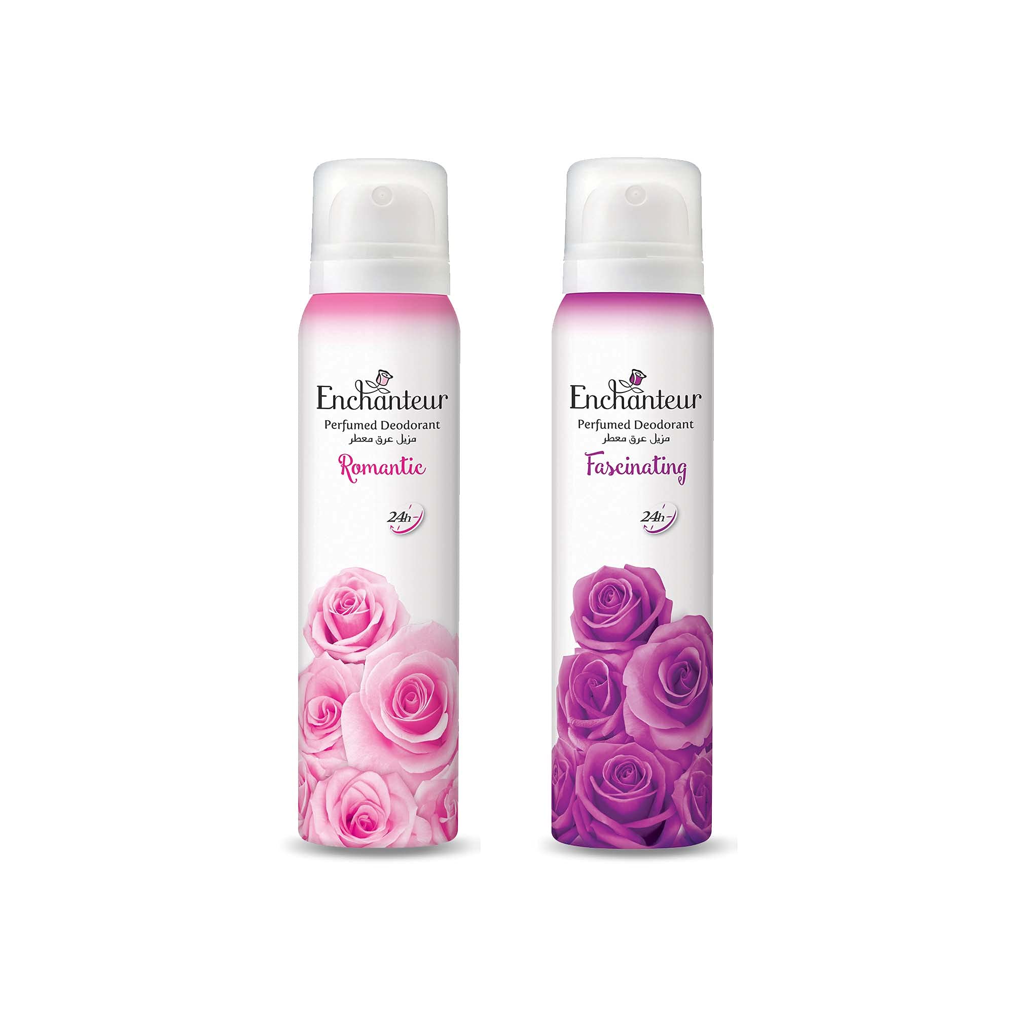 EnchantEUr Perfumed Deo (2X150ml) - Romantic & Fascinating Fragrance | Long-lasting Deodorant Spray for All-day Freshness