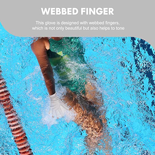 Luvas de Natação Swim Treinamento Luvas Fingerboy Webbed Fitness Mittens Aquático Mitts Com Pulseira