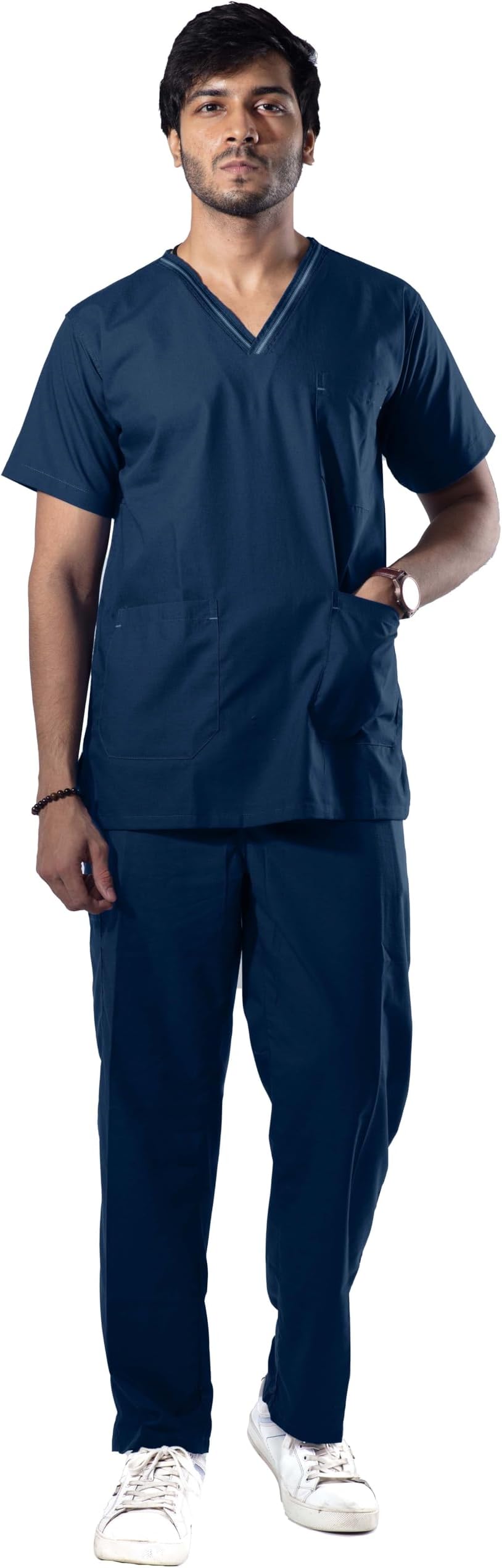 Men's Designer Scrub Suit - DSDV01 - Ideal for Doctors, Nurses, Dentists and Healthcare Professional