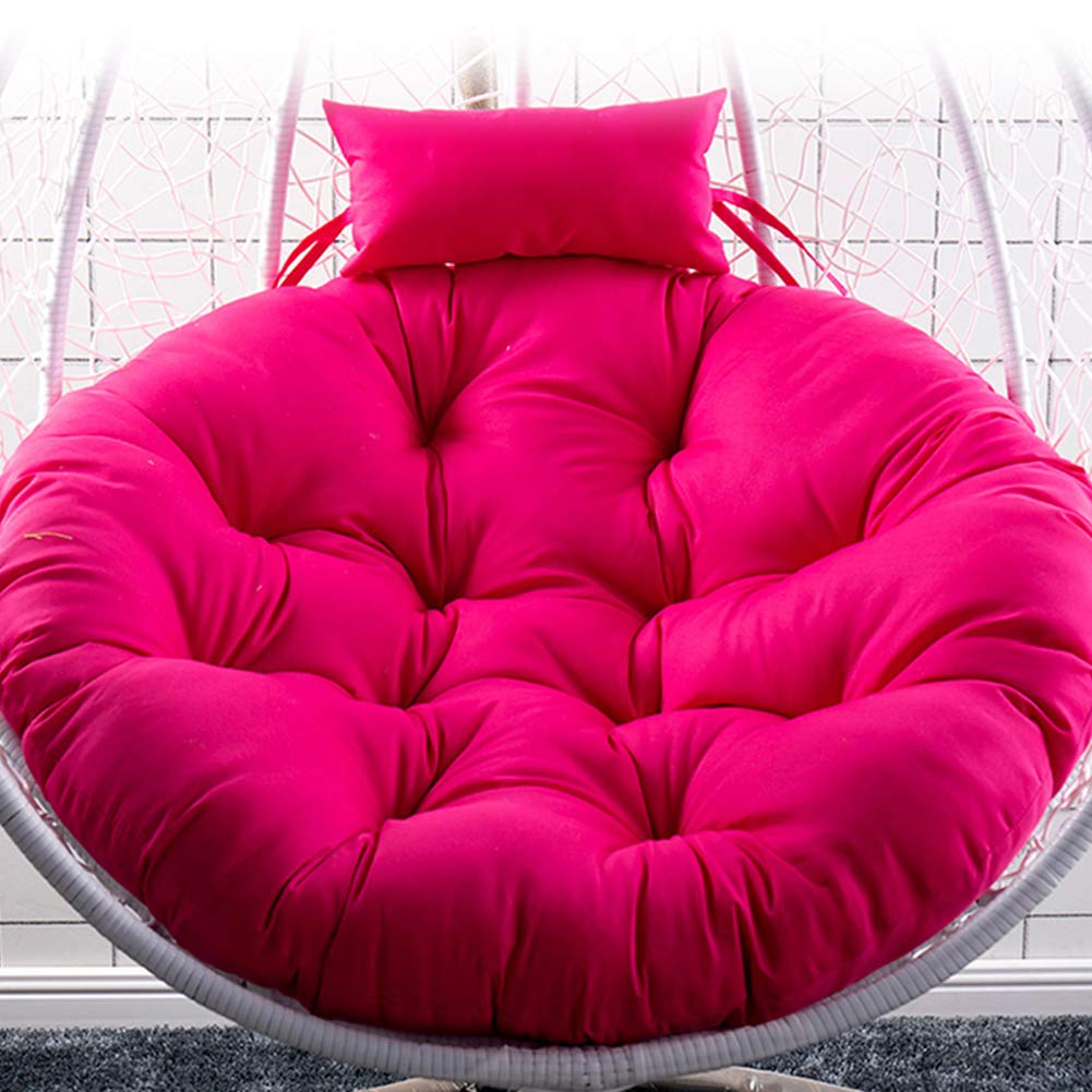 Cuscino Papasan Cuscino per Sedile Rotondo, Cuscino da Pavimento per Esterni, Cuscino da Balcone per Divano da Soggiorno Yoga Adatto per Interni ed Esterni,Rosa,110 * 110cm