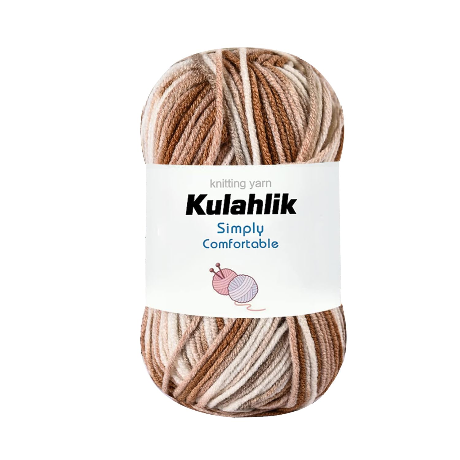 250g(5x50g) Acrylic Yarn for Crochet/Knitting, Colorful Gradient Yarn Thread, 5 Rolls Skeins, Perfect for Any Knitting Crochet and Crafts Mini Project — view 90