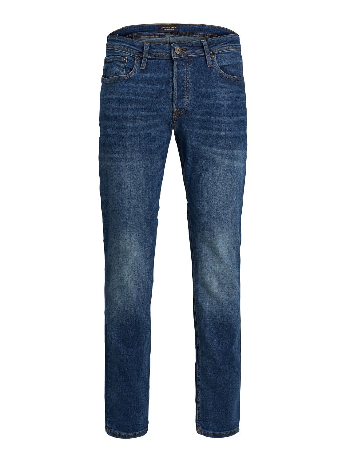 JACK & JONES Slim Straight-fit Jeans Jjitim Jjoriginal AM 782 50SPS NOOS Slim Straight-fit Jeans 32, Blue Denim, (US) 32 / L32