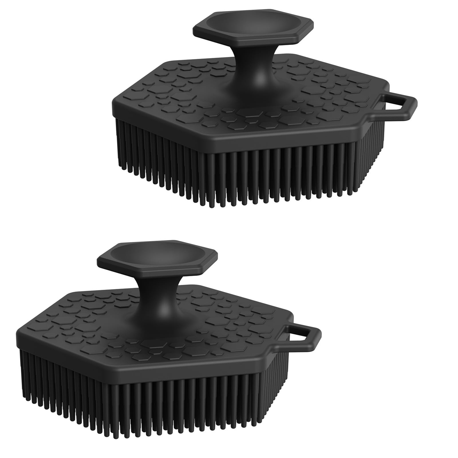 ERRORY Silicone Air Scrub Brush, Basket Care Tool, Hexagon Cookware Helper with Raised Grip for Kitchen Tray Use Air Basket Brush Silicone Scrubber Baking Tray Cookware Corner Scrub Kitchen Care