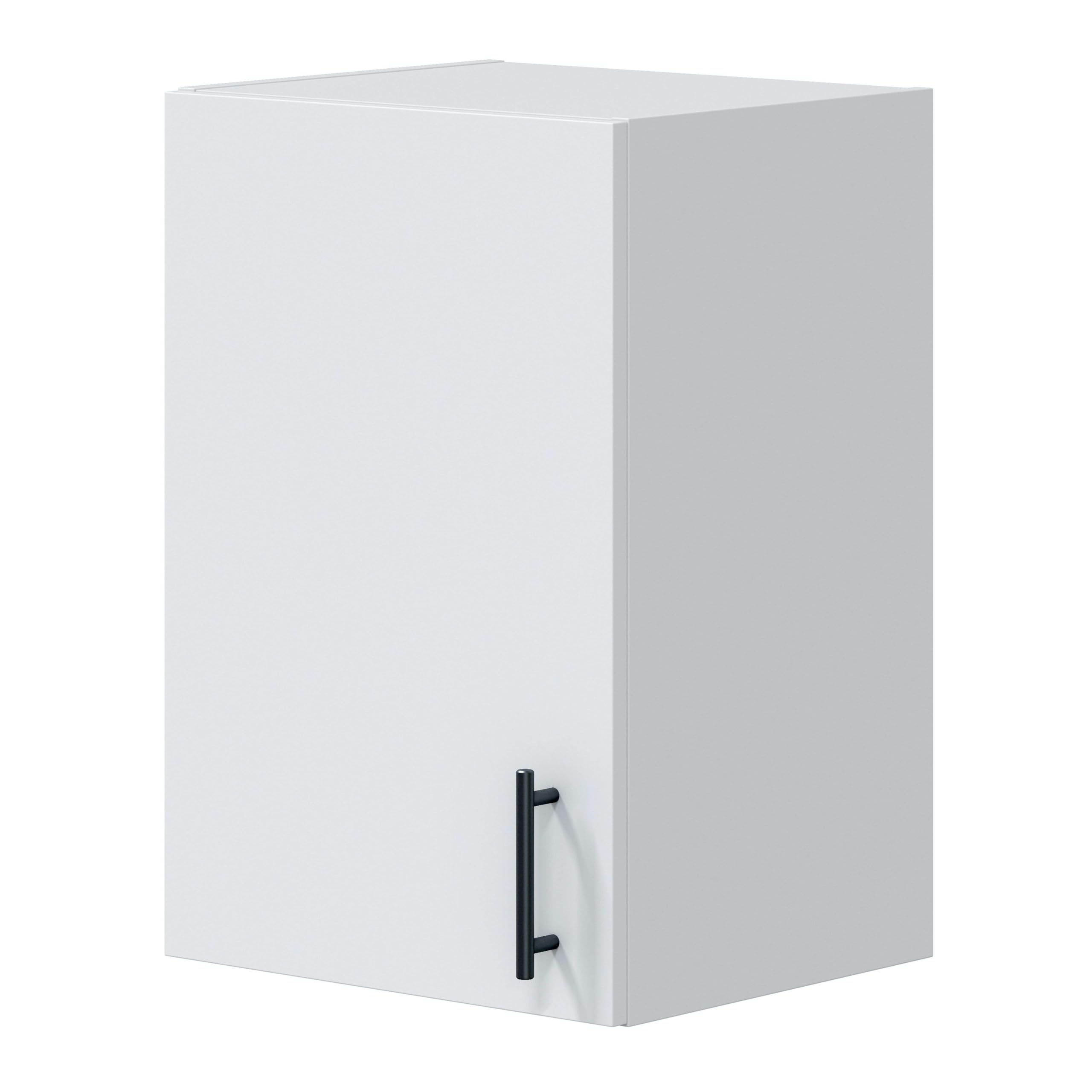 Miroytengo Módulo Alto de Cocina para Colgar 40 cm Mueble Alto Cocina Moderna Kira en Blanco Brillo 40x59x34 cm