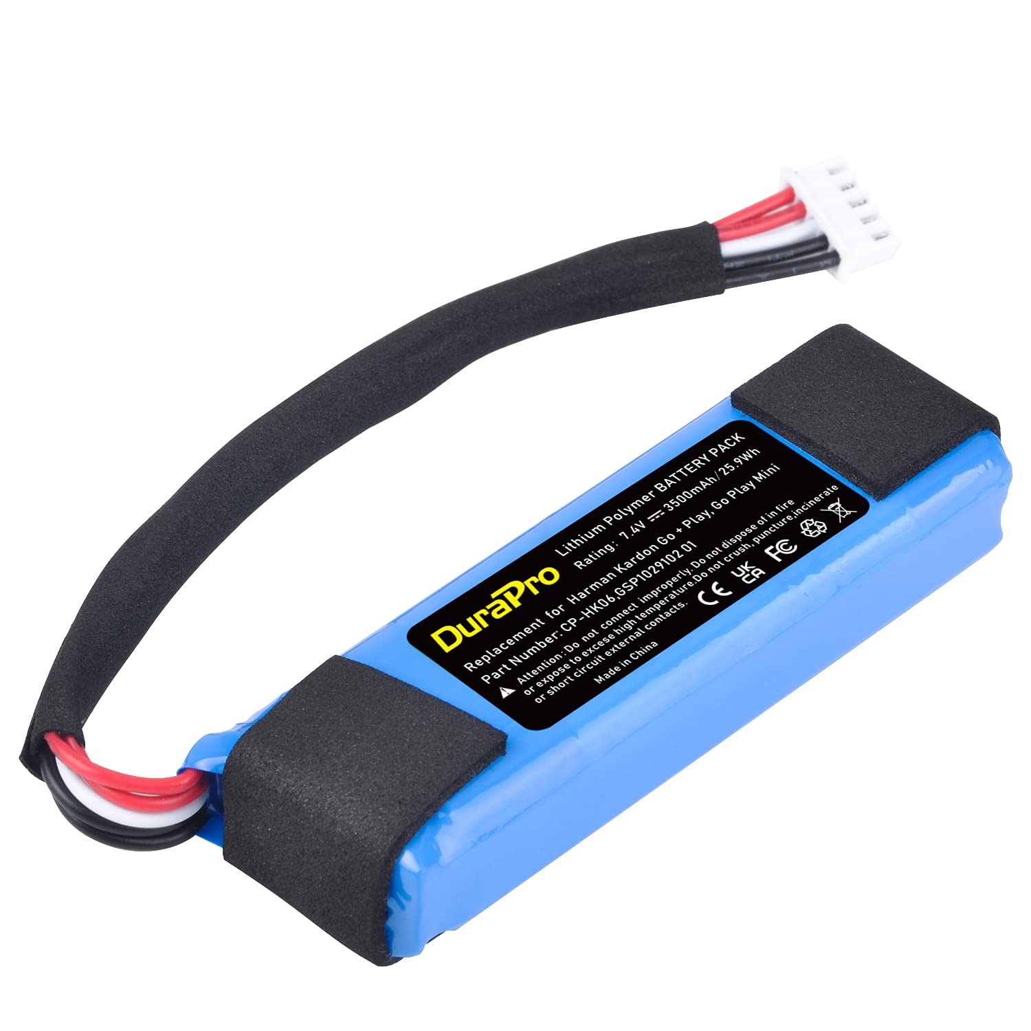 DuraPro - Batería de 3500 mAh CP-HK06 compatible con Harman Kardon Go + Play, Go Play Mini GSP102910201
