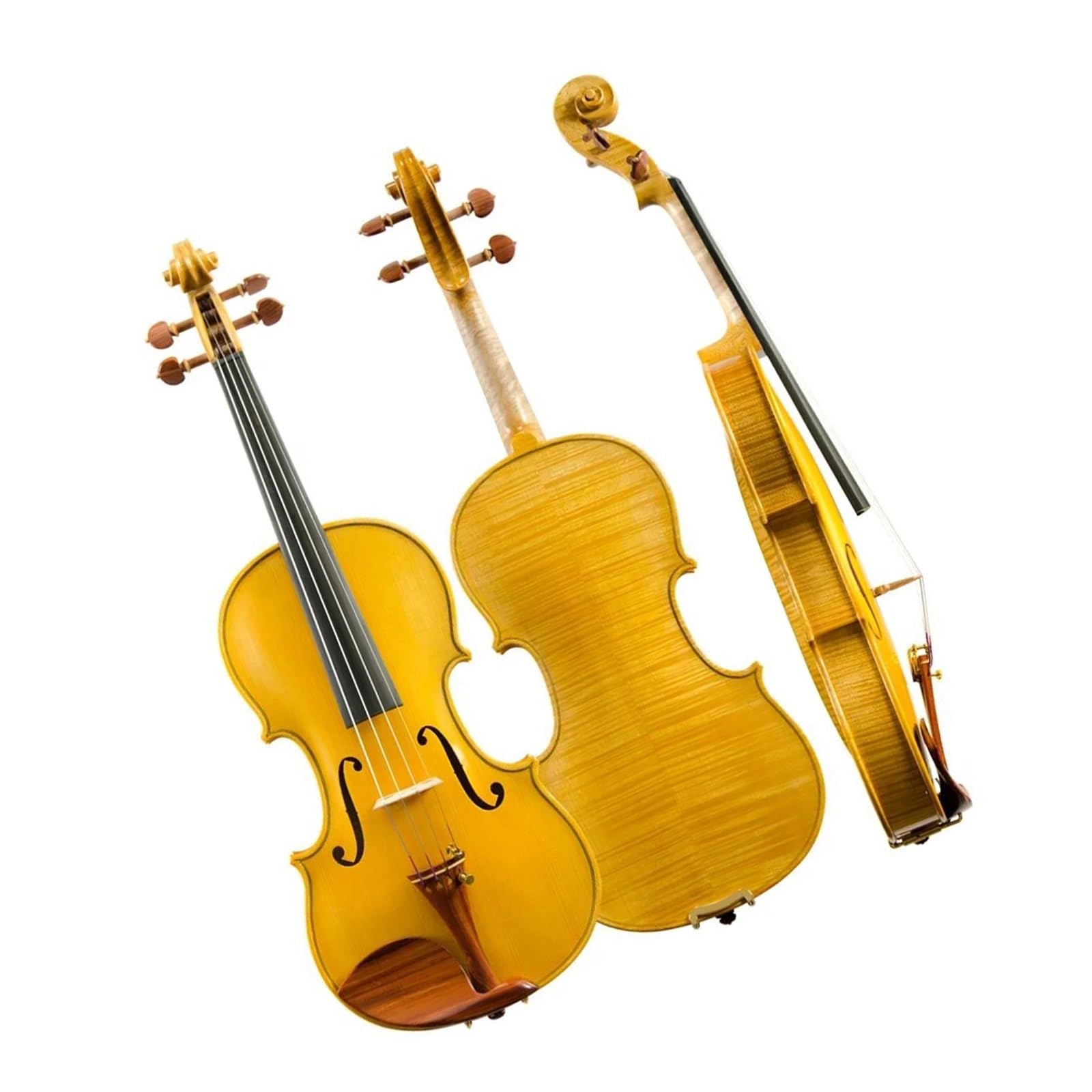 Profesjonalny Instrument Strunowy 4/4 Skrzypce Lite Drewno Z Dodatkami Z Palisandru Instrumenty Strunowe Skrzypcowe(4/4)