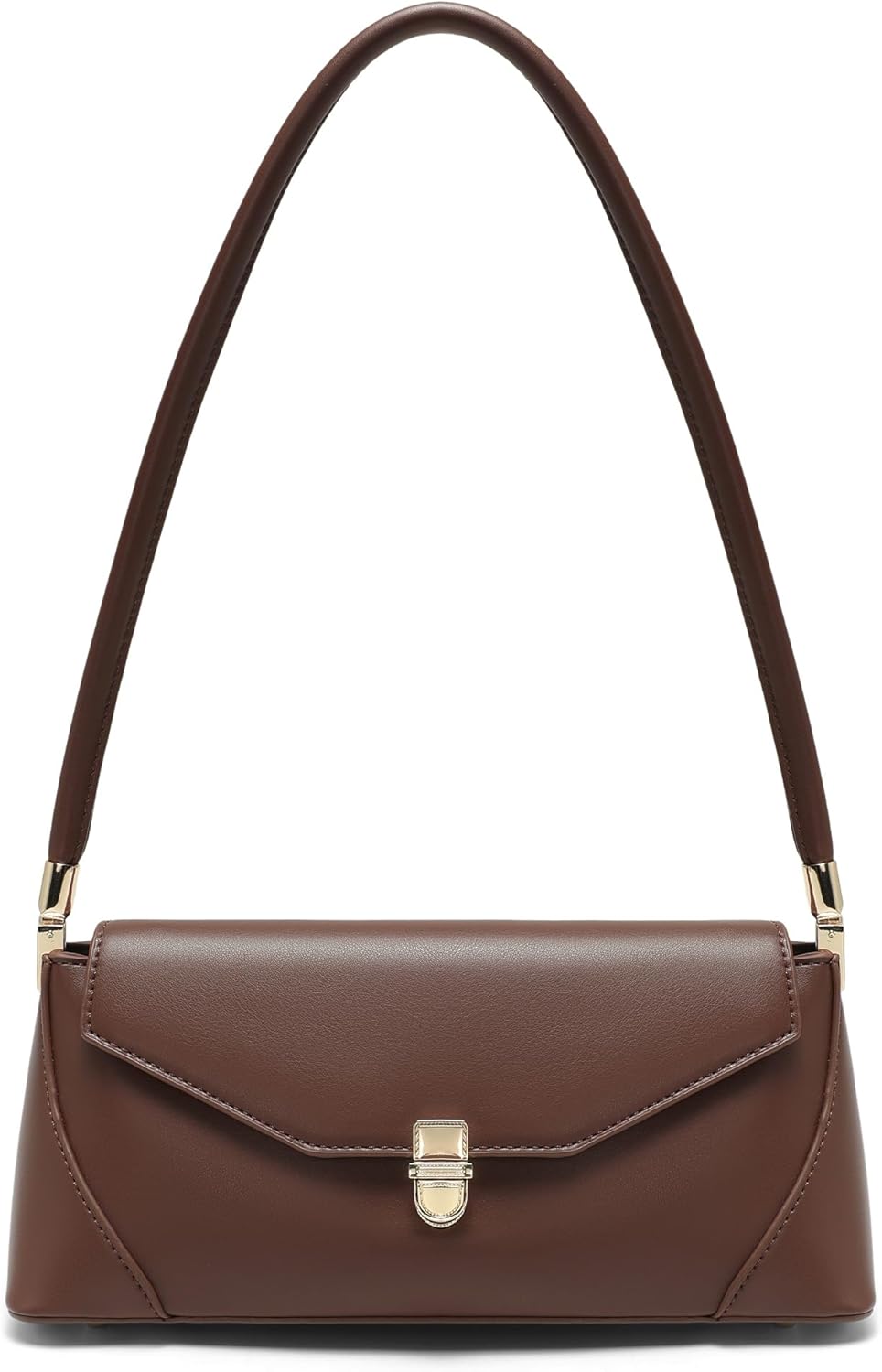 Shoulder Bags for Women - Retro Classic Vintage Leather Handbag Small Purse with Zipper