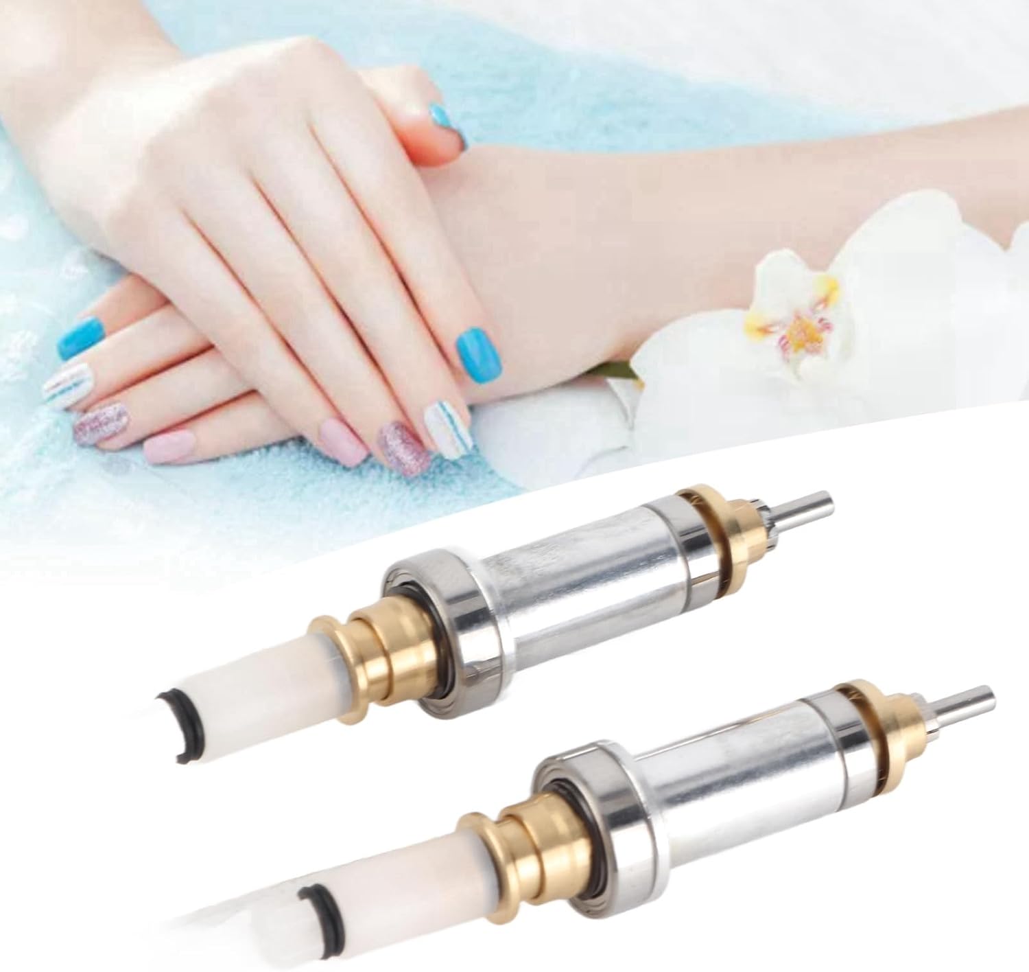 Professional Drill Spindle Polisher Handle Kit Bearing Replacement for Manicure Pedicure Electronic Machine