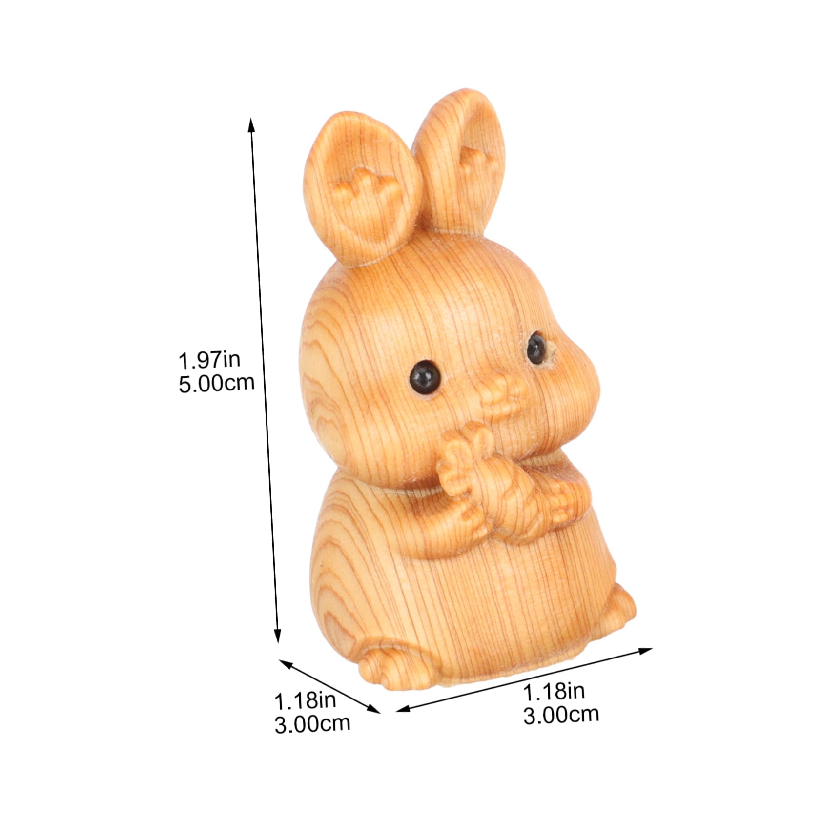 PRETYZOOM 3 Sätze Kaninchen Aus Holz Hasen Osterhasen Geschenkidee Ostern Ostegeschenke 0stergeschenke Hängematte Figuren Hasenfigur Osterhase Aus Holz Hölzern 2 Stück * 3