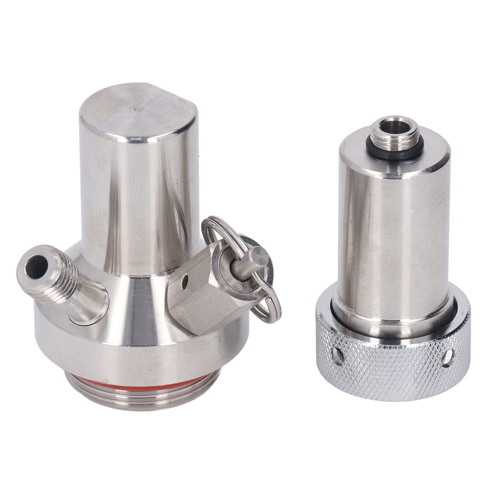 Mini Barril De Acero Inoxidable Dispensador De Cerveza Grifo Lanza. Diseño De Rosca, Doble Conexión Rápida, Fácil De Usar Para Barril De Cerveza Casera