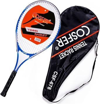 Cosfer CSF678-M  antal  Tenis Raketi, 27 in , Mavi, Grip L1