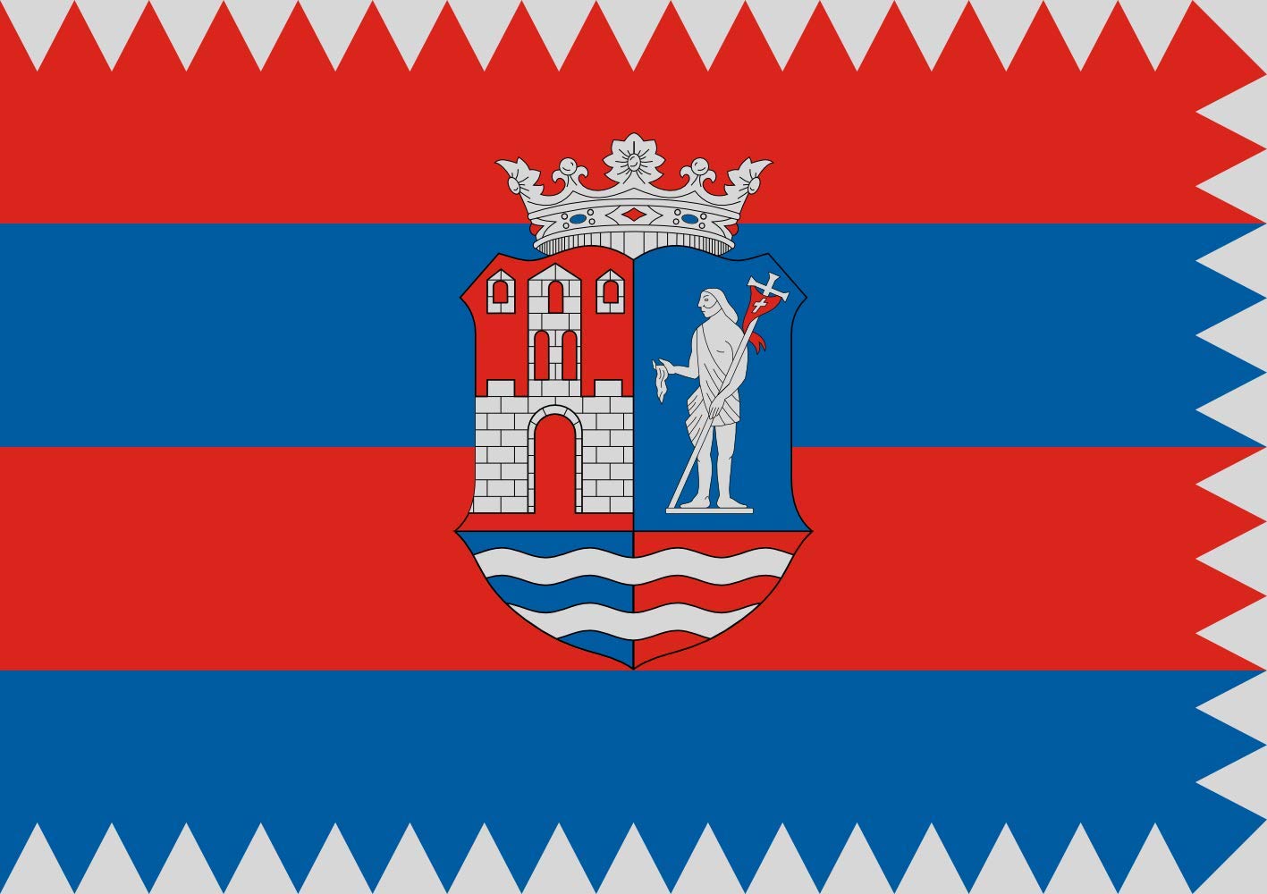 Drapeau Mosonmagyaróvár grand format drapeau paysage extérieur