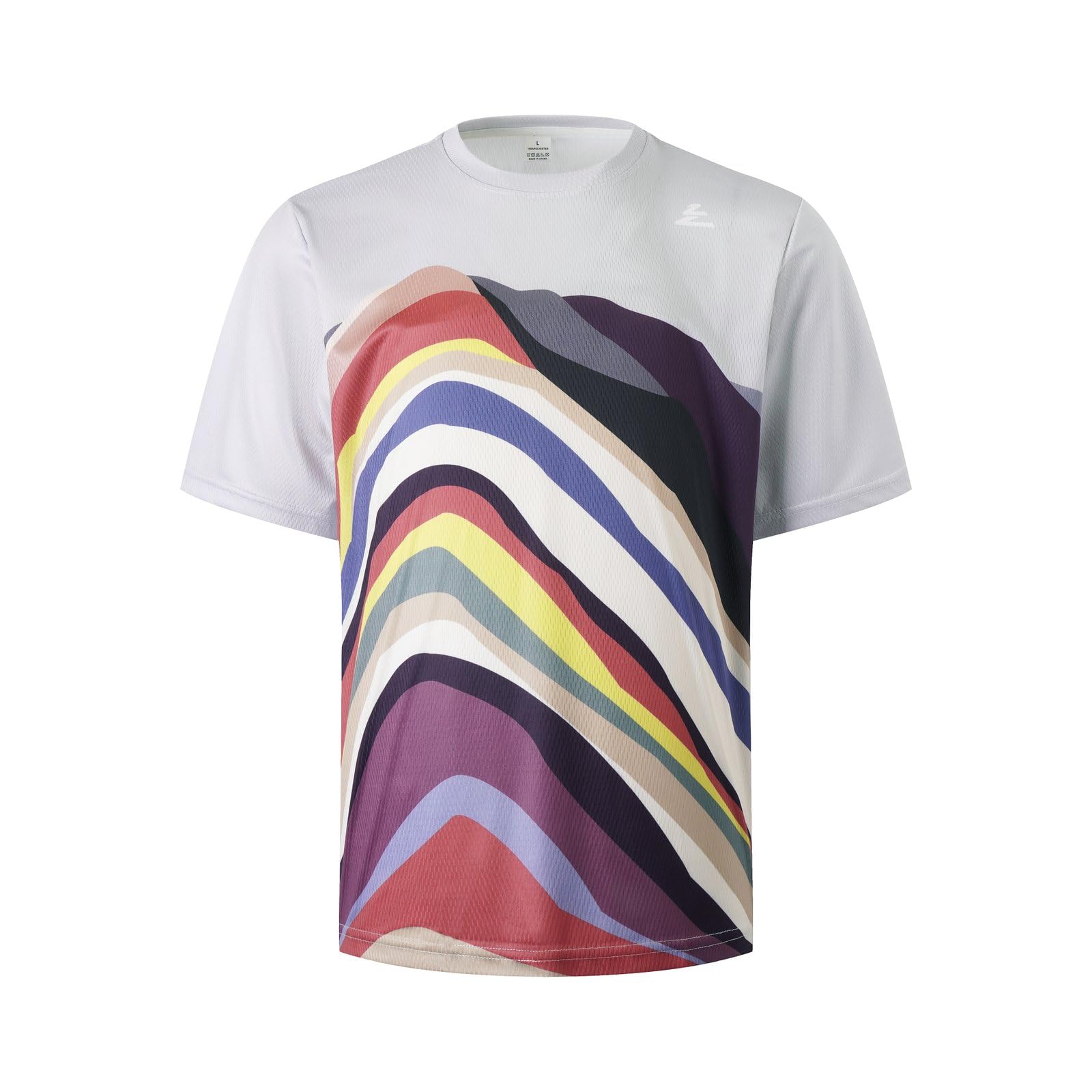 Maglia da uomo a maniche corte per mountain bike e mountain bike, da corsa, per downhill e motocross