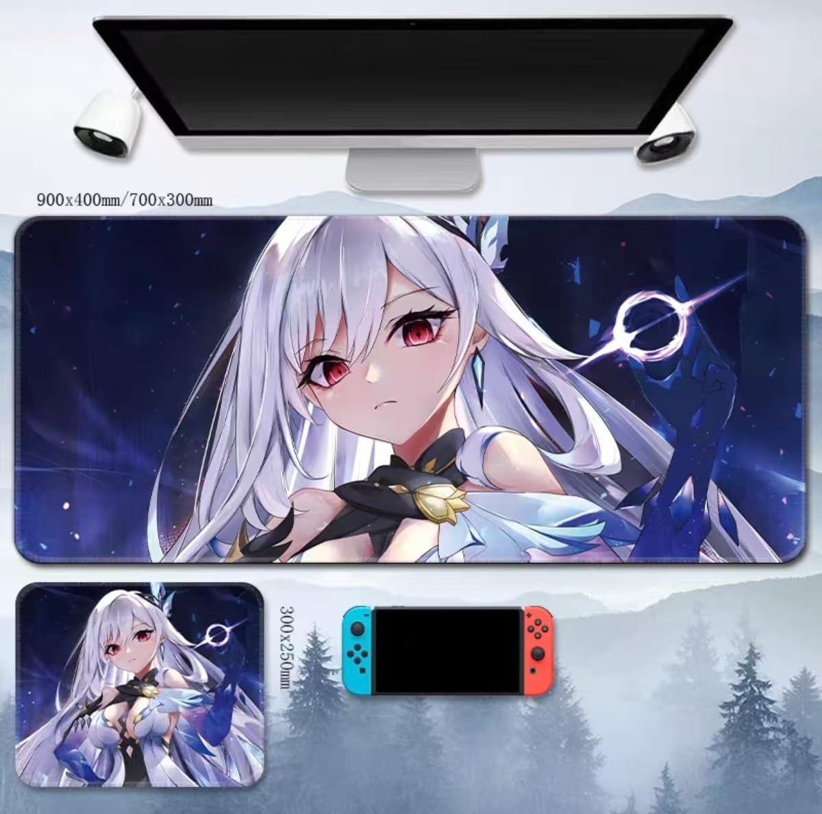 Amazon | 原神 スカーク マウスパッド タルタリヤ師匠 ゲームグッズ