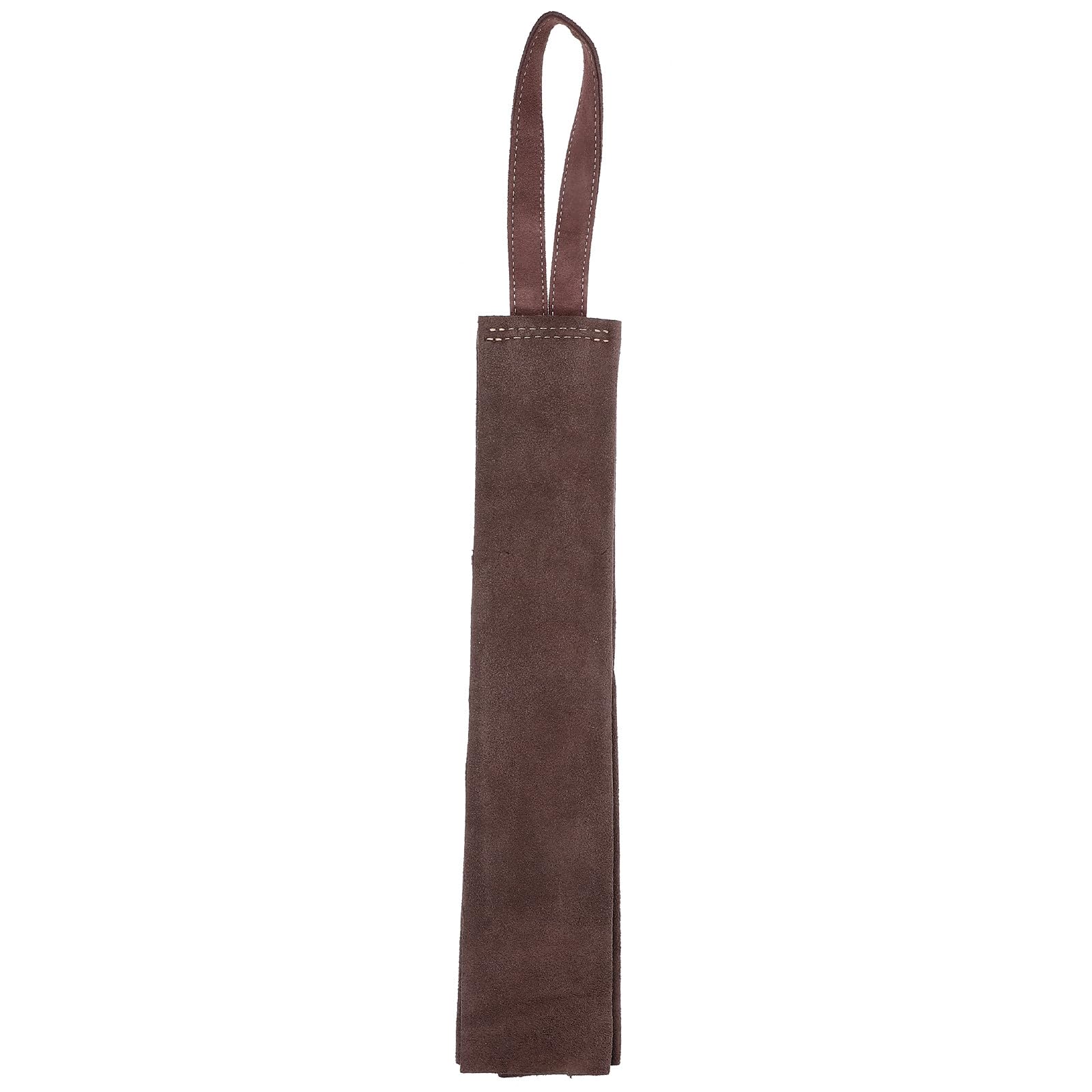 Trapo de Mordida Profesional para Perros, Juguete Resistente al Desgaste de Piel de Vacuno, Tamaño Mediano, Juguete para Tirar y Entrenar Cachorros, Suministros para Mascotas