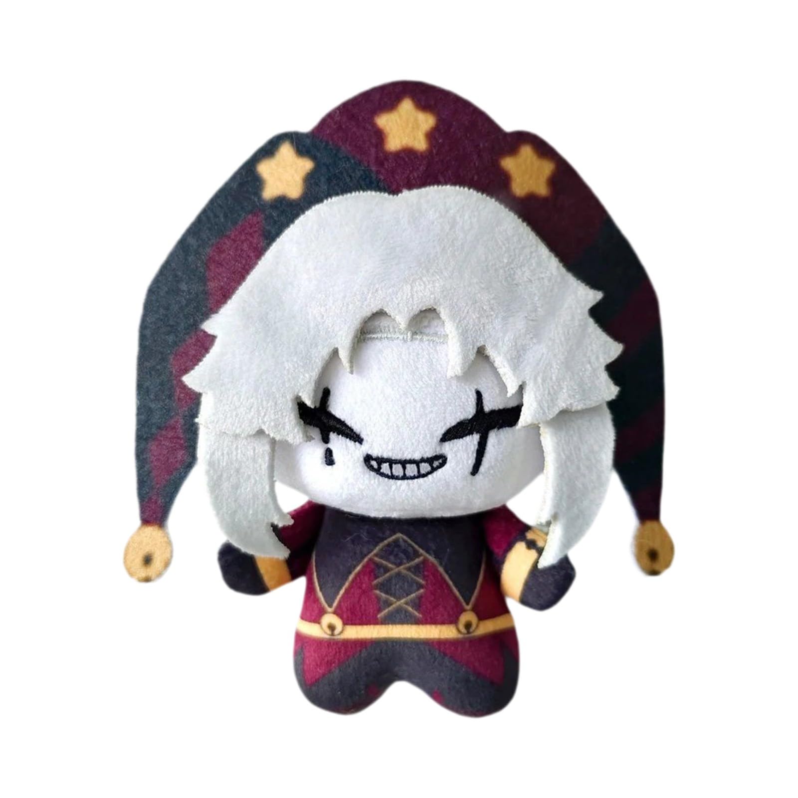The Freak Circus Plush Toy - Freak Circus Pierrot Plush,Interactive Plush Figure Cartoon Character Doll Soft Plushies Pillow Stuffed Figure for Game Fans (PK)