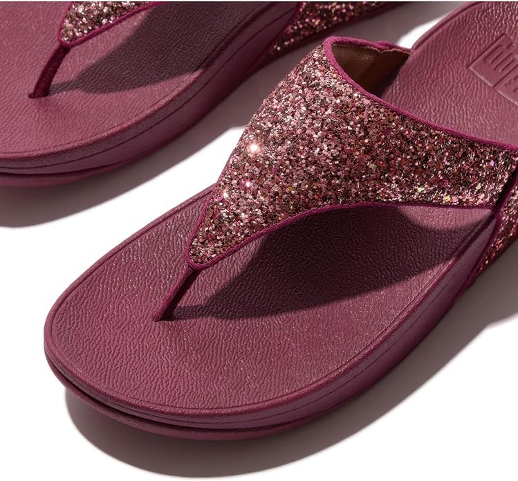 Image of FitFlop Women's LULU Suede Toe-Post Sandals | Lightweight Summer Walking Sandals with Cushioned Comfort, Arch Support & Grip