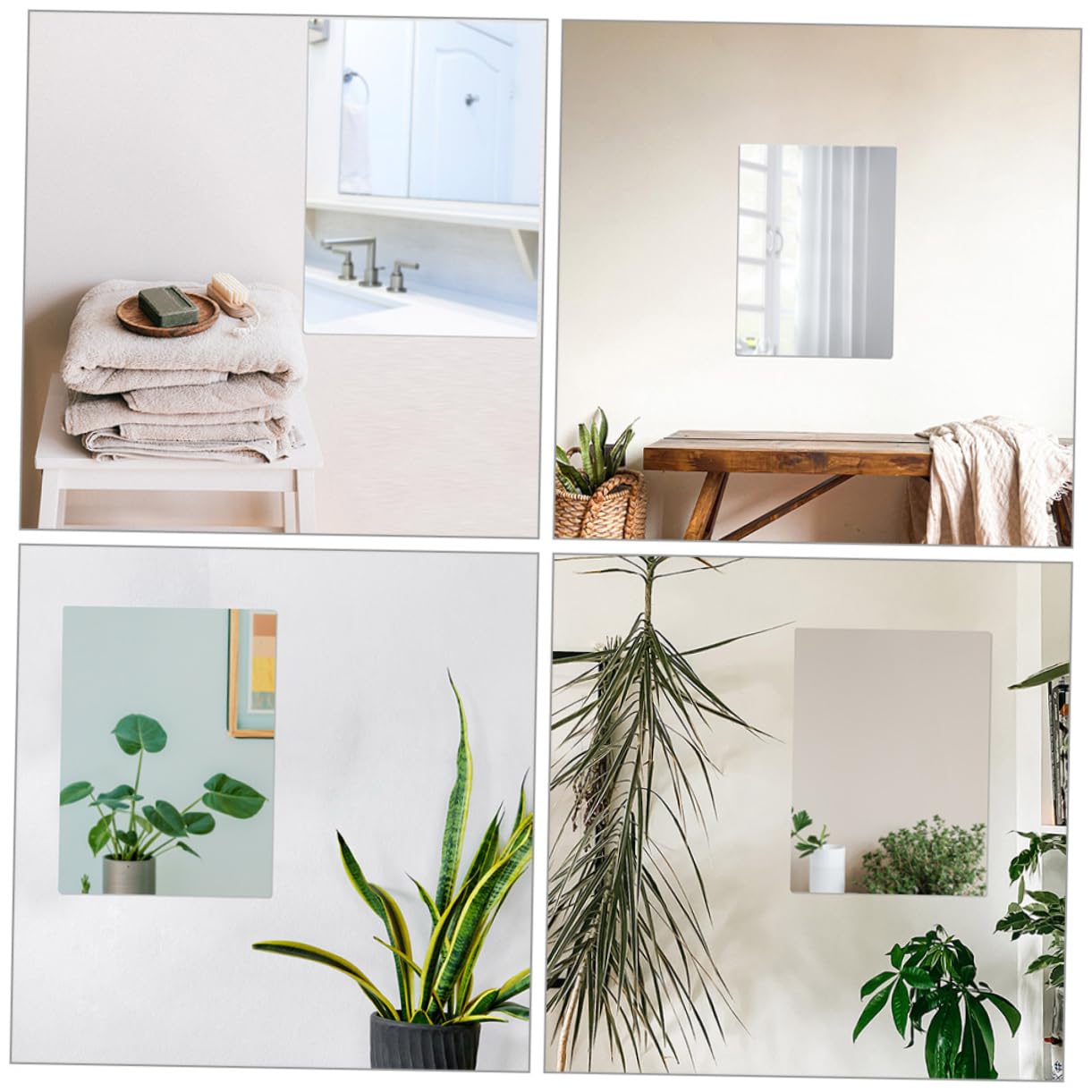 2pezzi Adesivo Acrilico Design Decorazioni Facile Installare Resistente