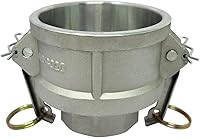 Vista 7 de Gloxco Tipo D de aluminio leva y ranura de manguera de conexión, 1" Camlock hembra x 1" NPT hembra (CAM-10-D-AL)