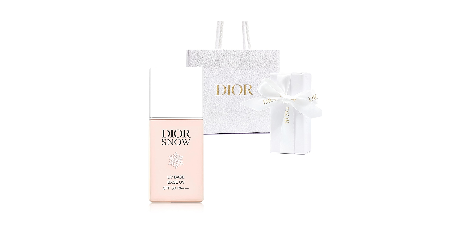 化粧下地 Dior  UV Base SPF 50 PA+++ Dior Snow UV Base: Brightening and Correcting Makeup Base