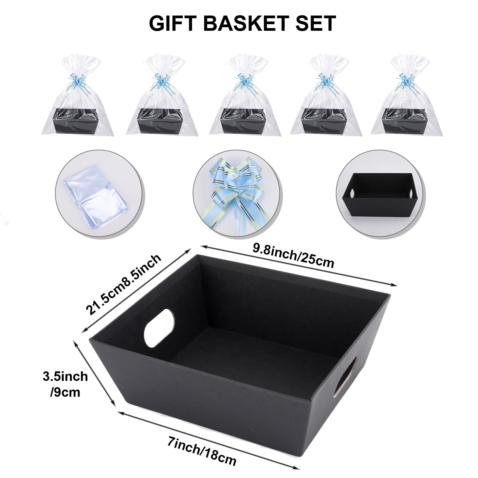Tuanse 30 Cestas De Boda Para Regalo, Kit De Cesta De Regalo Vacía A
