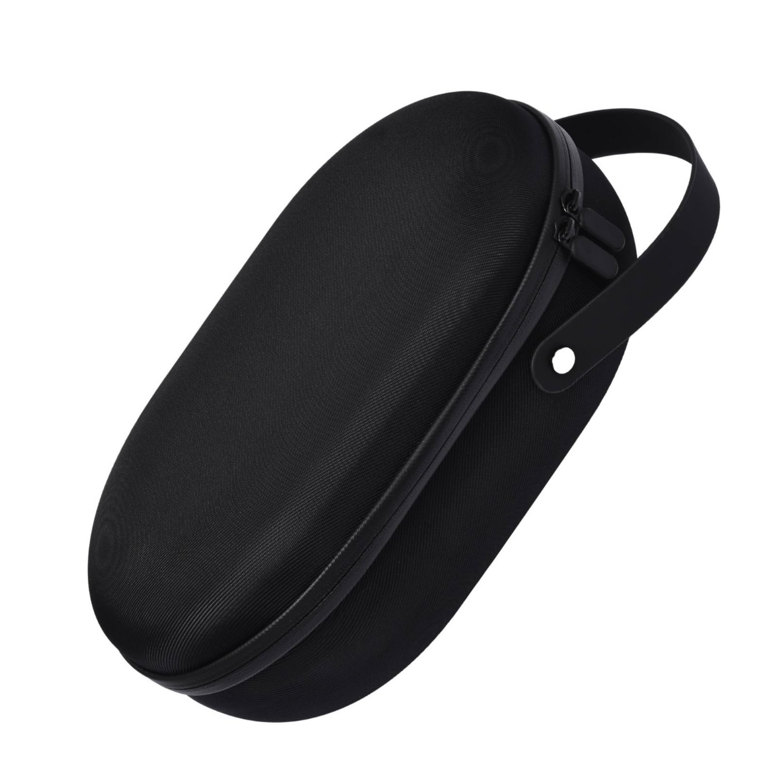 Qianly Custodia Rigida con Cerniera da Viaggio Custodia con Maniglia Resistente Agli Urti per Viaggiatori, Pendolari, Nero