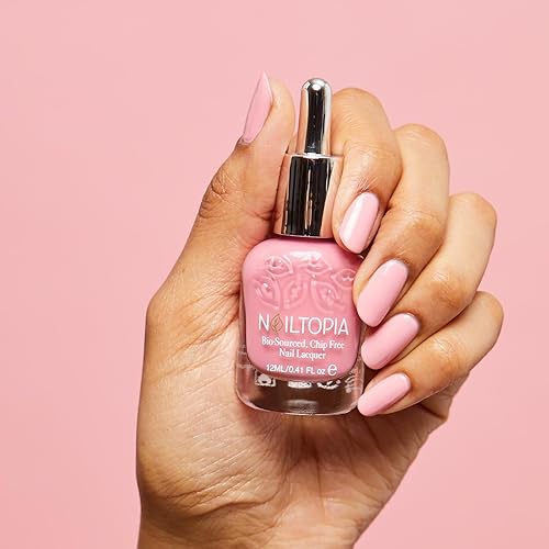 Miniatura 2 de Nailtopia - Esmalte de uñas sin virutas a base de plantas - No tóxico, de origen biológico, de larga duración, esmalte fortalecedor - Uptown Girl