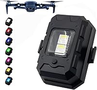 Vista 1 de Luces estroboscópicas impermeables para dron, iluminación estroboscópica anticolisión, batería de larga duración RGB luces LED para DJI Mini 2/Air