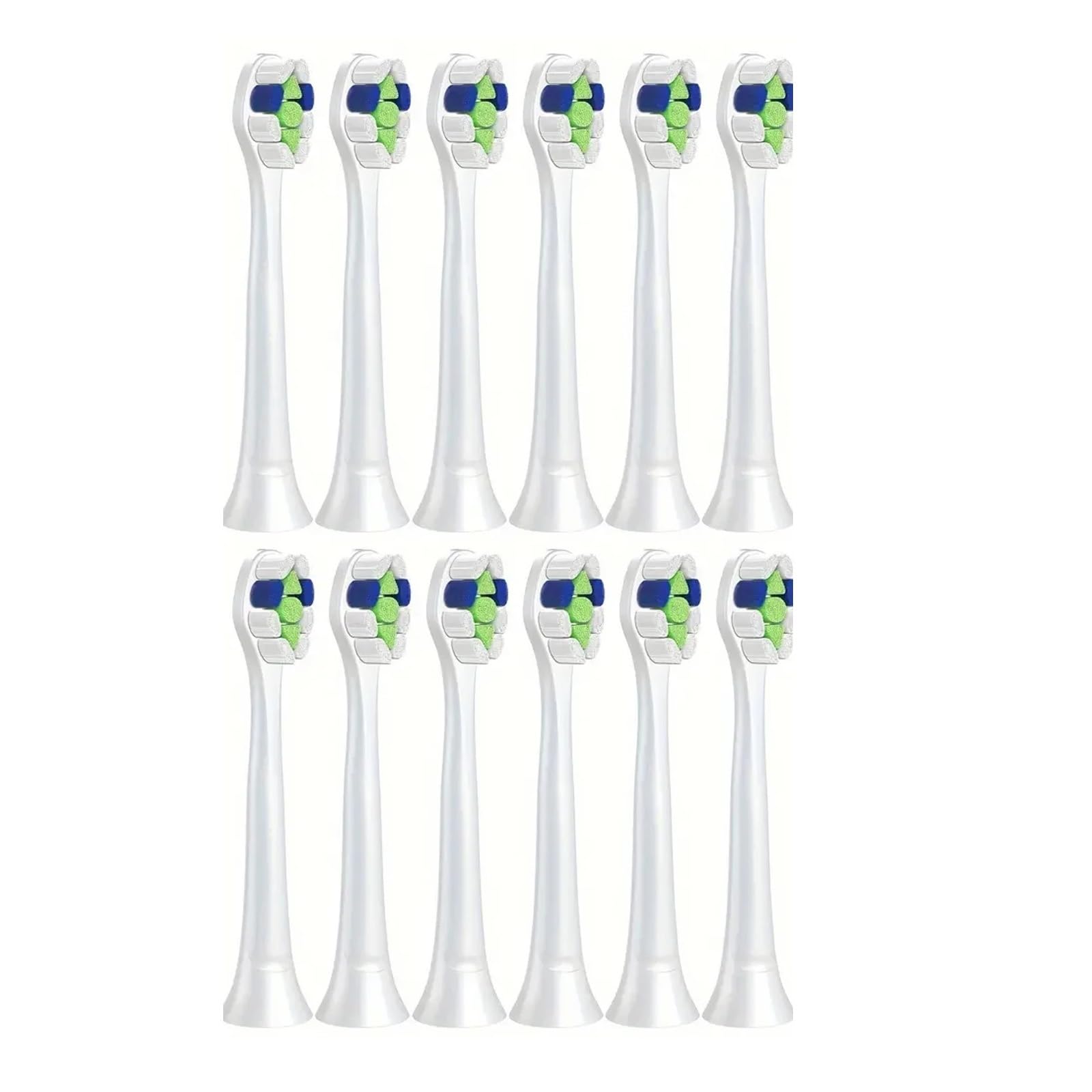 W2 Optimal White H6063/67 wymienne końcówki do szczoteczek Diamond Clean White 3 6 9 Series elektryczna szczoteczka do zębów (12 szt.)