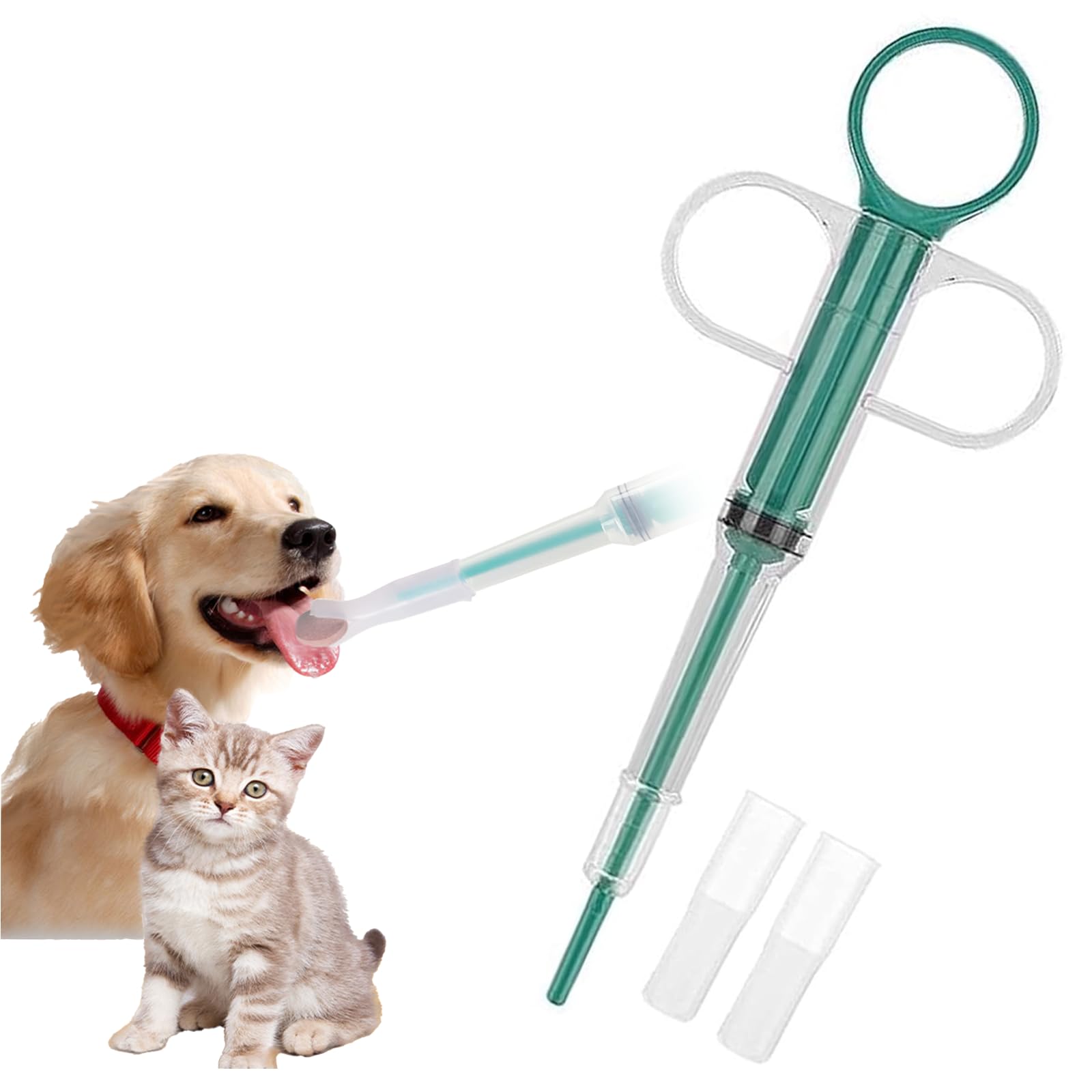 FLYSAVVY Tabletten Katze Geben Eingabehilfe Tablette Katzen Spritze Hund Tabletten Applikator Pille Assist Hunde tablettenspritze Helfer Pillen,Kapsel