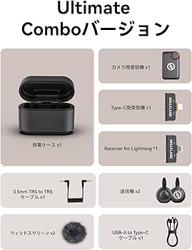 Amazon.co.jp: Hollyland Lark M2S Ultimate Combo (カメラ RX+