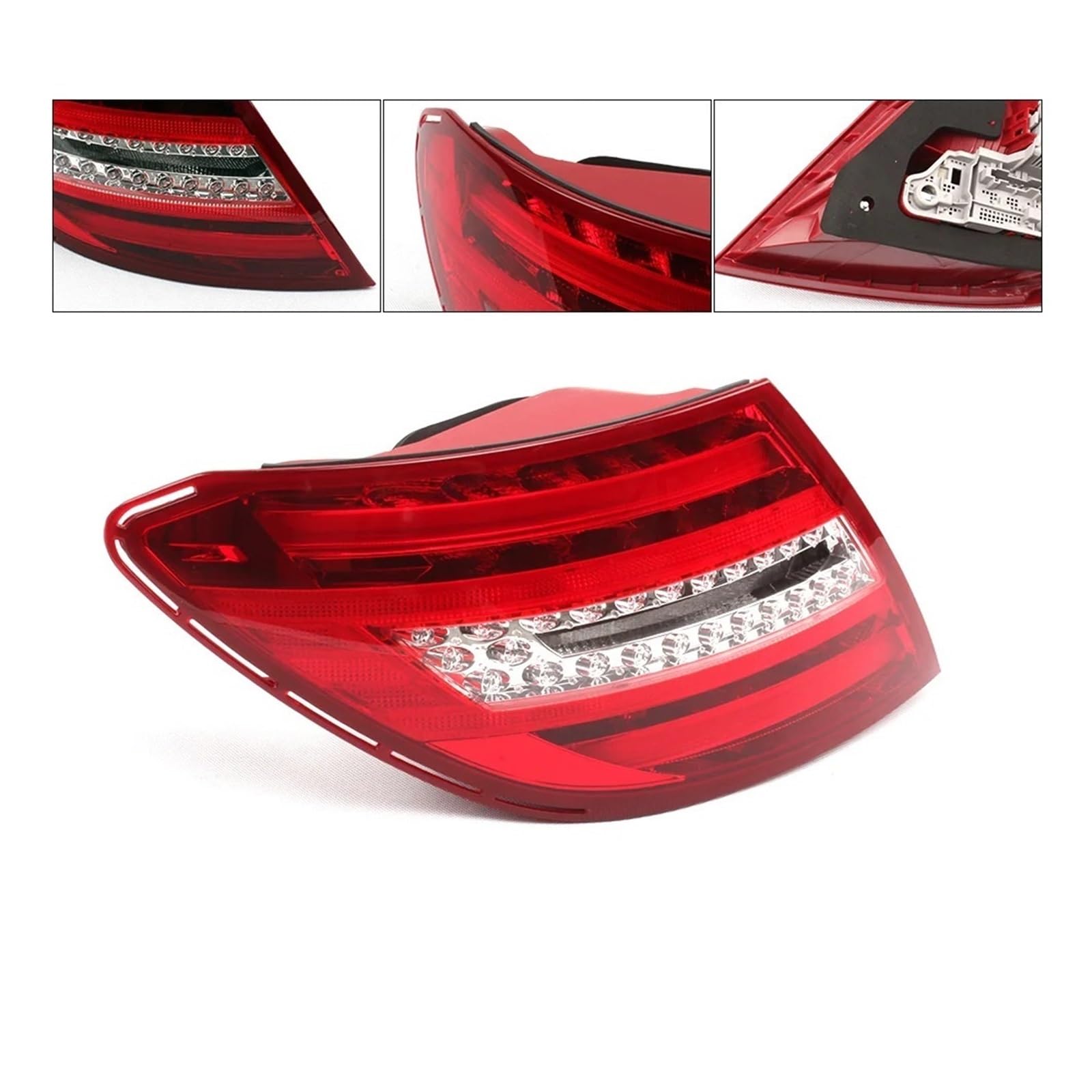 Luces traseras de freno trasero Lámpara De Freno Luz Trasera Exterior Para Mercedes W204 S204 C200 Para Estate 2011-2014(Left)