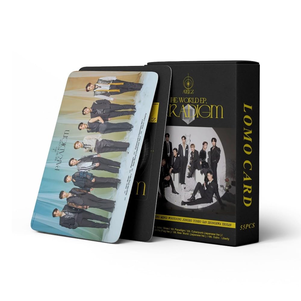 Gimuemi 55Pcs ATEEZ Paradigm photocards ATEEZ New Album lomo cards