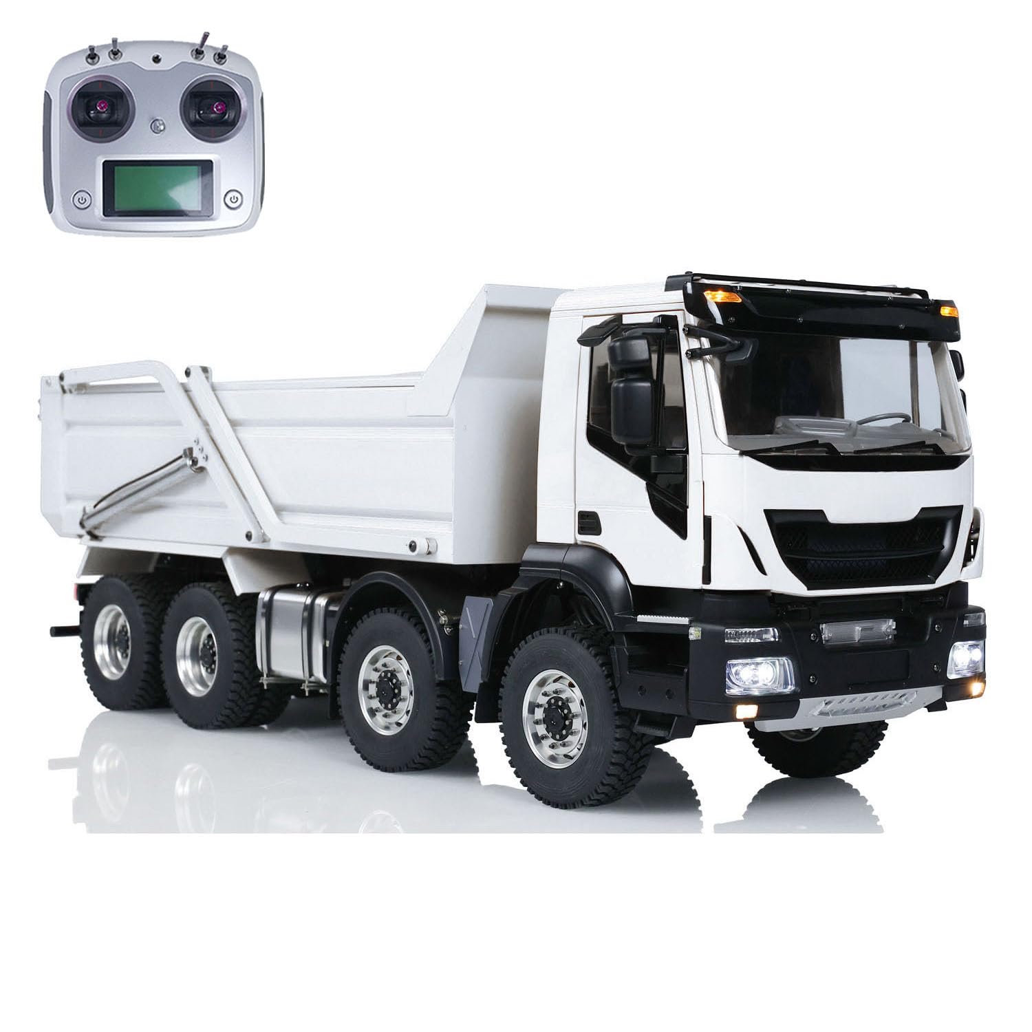 TOUCAN RC HOBBY 1 14 8X4 Metal Hydraulic RC Tipper Truck Flip-Over Cover Radio Control Dump Car