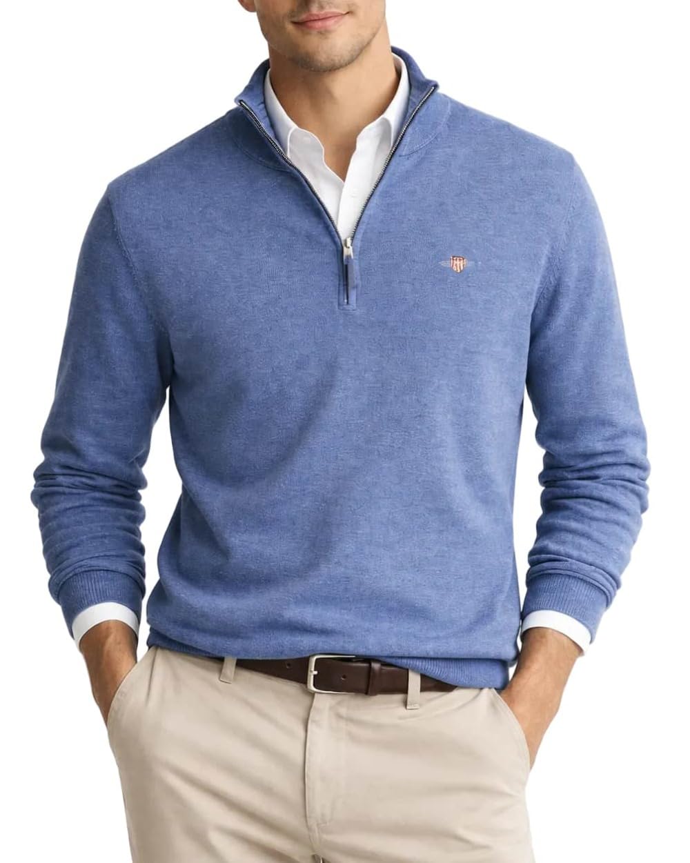 Gant Herren Classic Cotton Halfzip Pullover