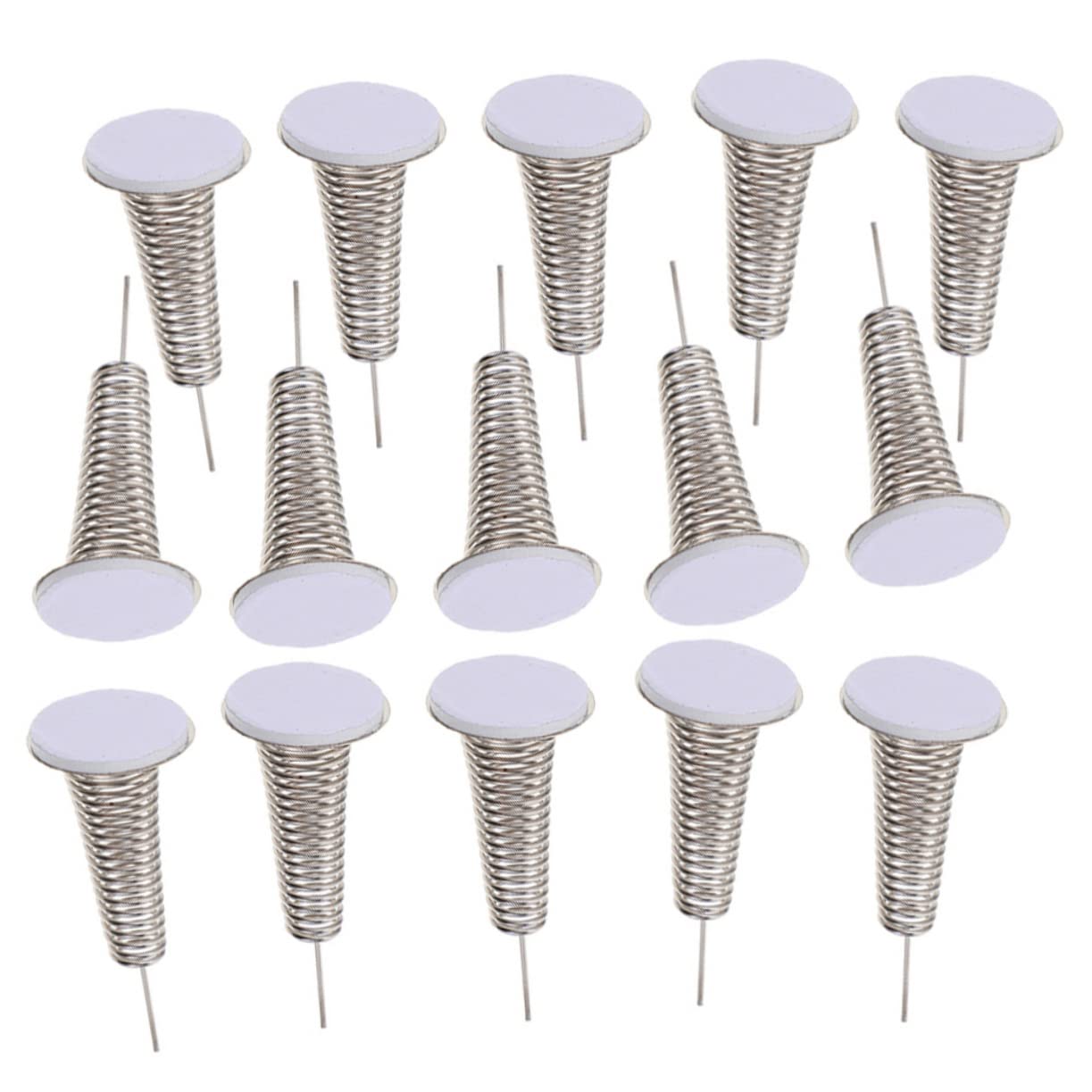 ibasenice 3sets Car Dashboard Spring Toy Dashboard Swing Head Spring Stand Doll Swing Base 15pcs*3