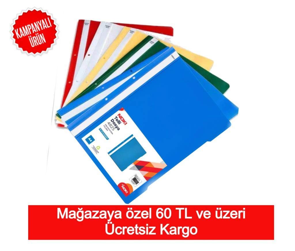 NOKI ECO PP TELLİ DOSYA 50 Lİ YEŞİL