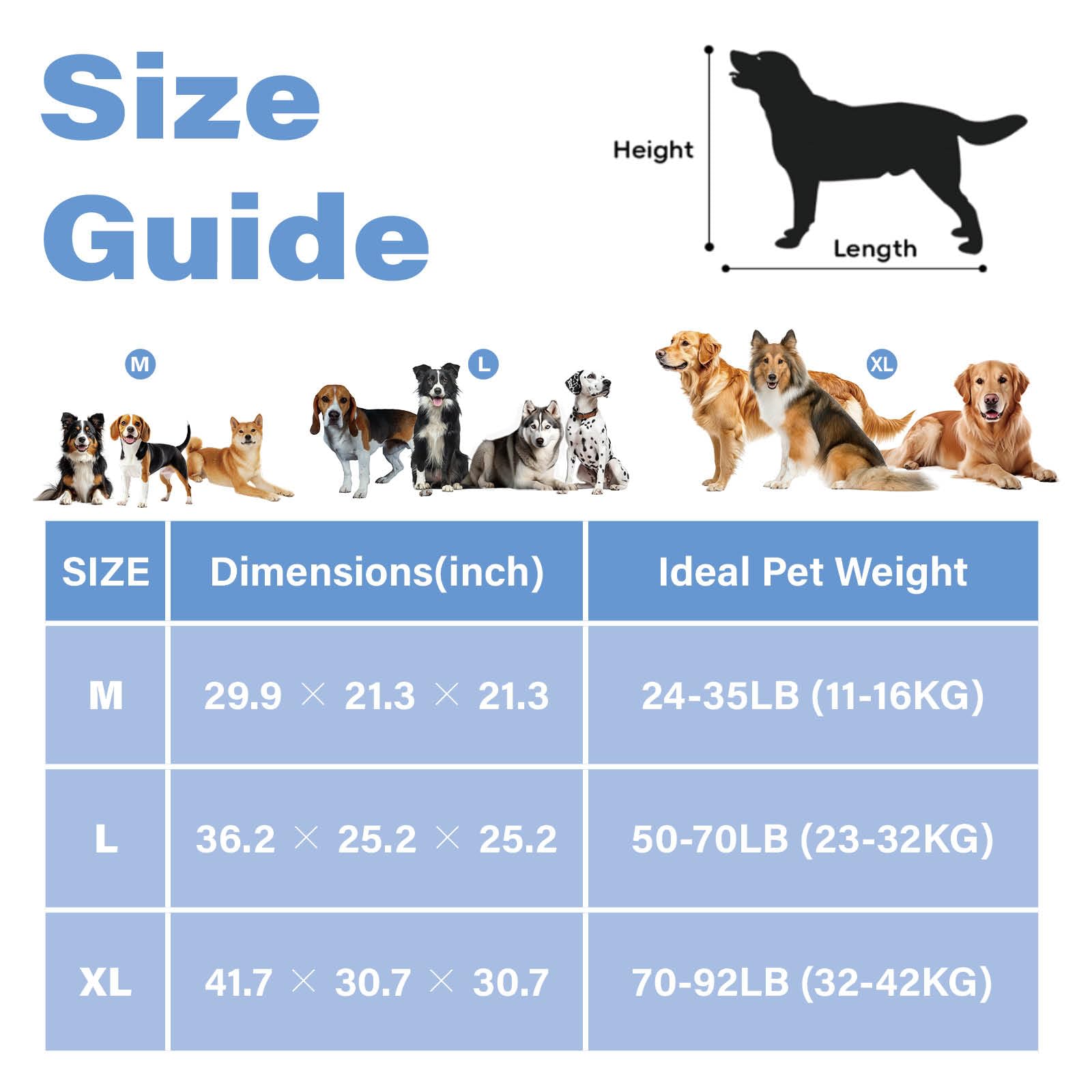 Imseigo Collapsible Dog Crate, Portable Soft Dog Crate with Fleece Bed for Medium Dog, Folding Travel Carrier Kennel with 3-Door Mesh Windows for Indoor &Outdoor - image 5