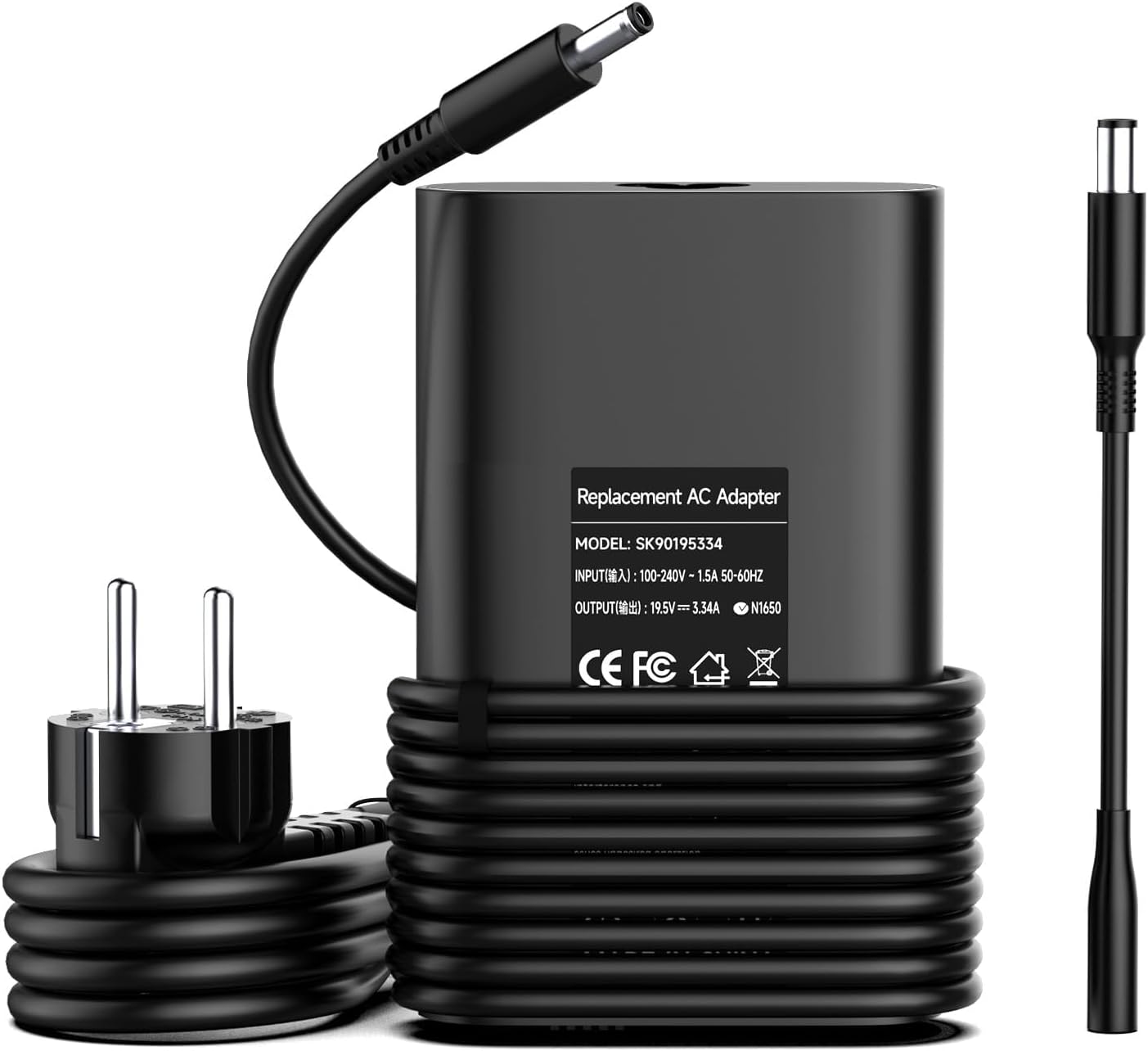 thumbnail: Oplader 65W/45W Voor Dell Laptops - Compatibel Met Inspiron, Latitude, Vostro, XPS Modellen