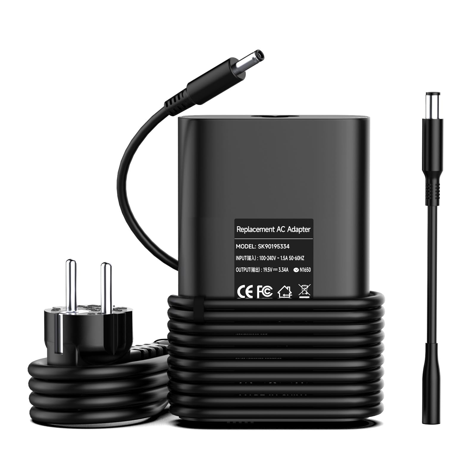 BIUBOTY 65W 45W Laptop Netzteil für Dell Latitude 7490 7480 7290 7280 5590 5580; Inspiron 11 13 14 15 17 3000 7000 3500 XPS 11 12 13 Laptop Ladegerät