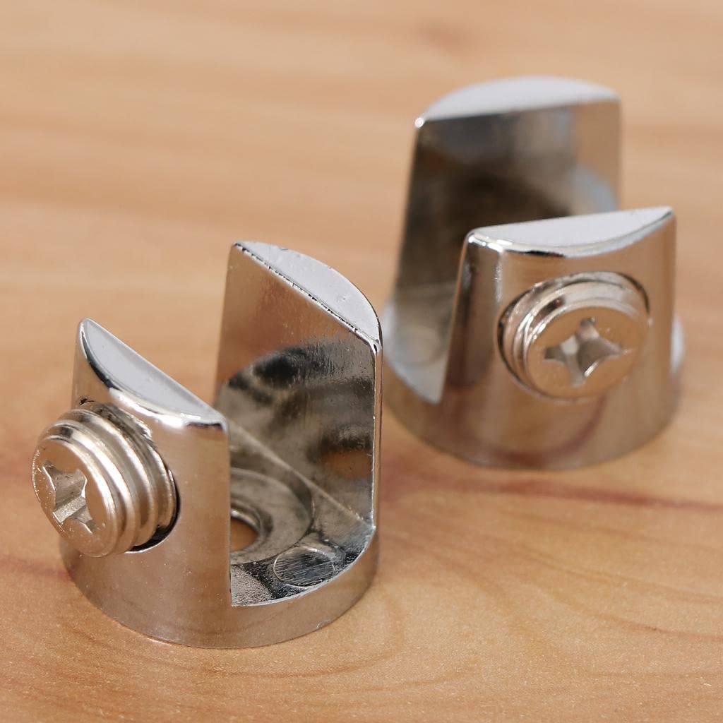 2Pcs Cylindrical Shape Adjustable Glass Clamp Shelf Support Brackets CHome & Garden|Home Improvement|Building & Hardware|Cabinets & Cabinet Hardware|Other Cabinet Hardware-image-48