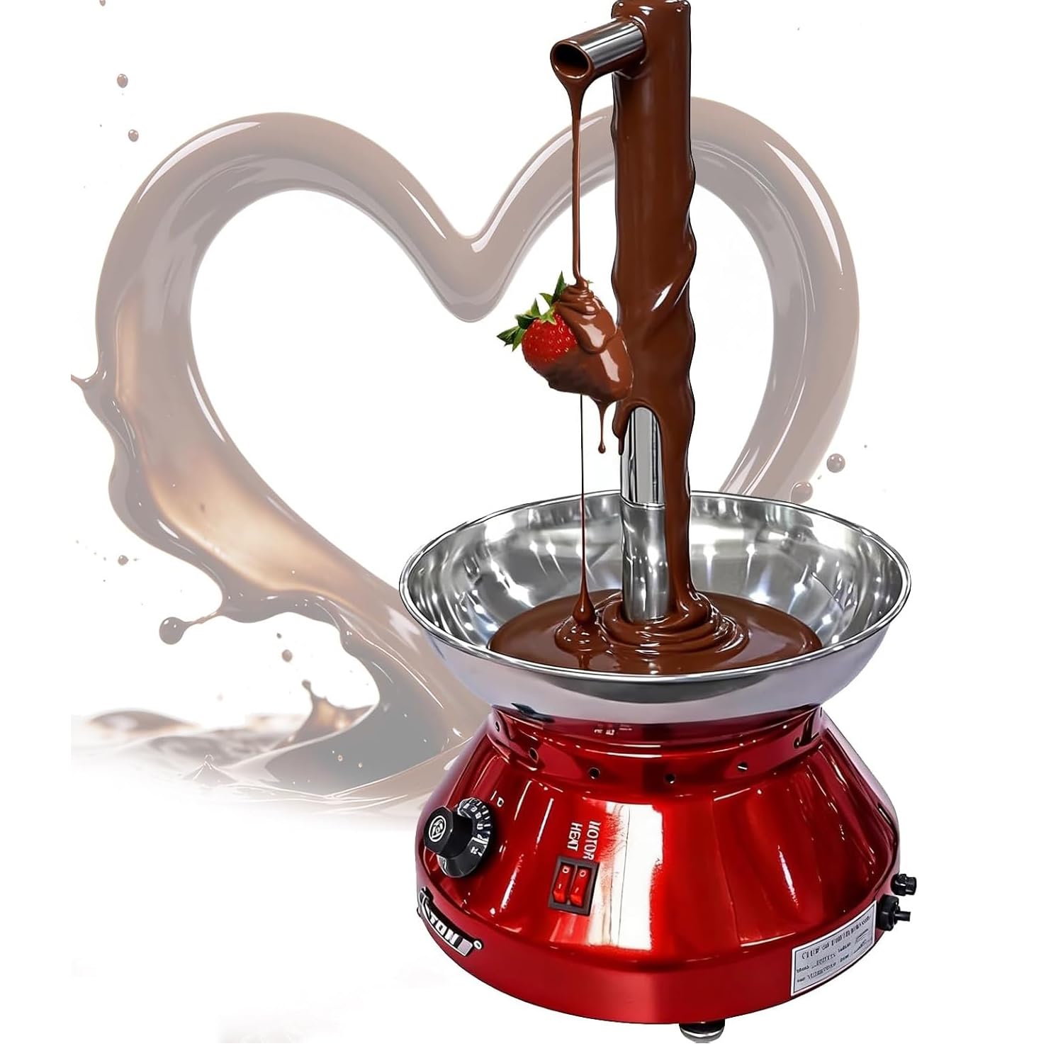 Macchina Per Fontana Di Cioccolato Professionale, Modello A Rubinetto Con Cascata Di Cioccolato, Temperatura Regolabile Da 30 A 110 °c, Capacità 3000 Ml, Ideale Per Feste, Matrimoni E Compleanni.