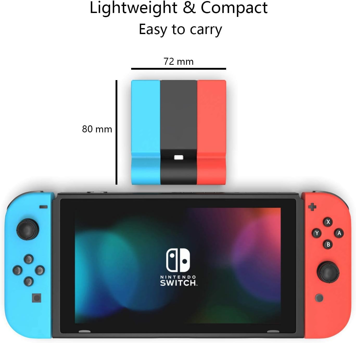 Switch OLED Station d'accueil Portable Chargeur de Remplacement Adaptateur TV HDMI 4K avec Port USB 3.0 supplémentaire Compatible avec Les modèles Officiels N intendo Switch/Switch OLED