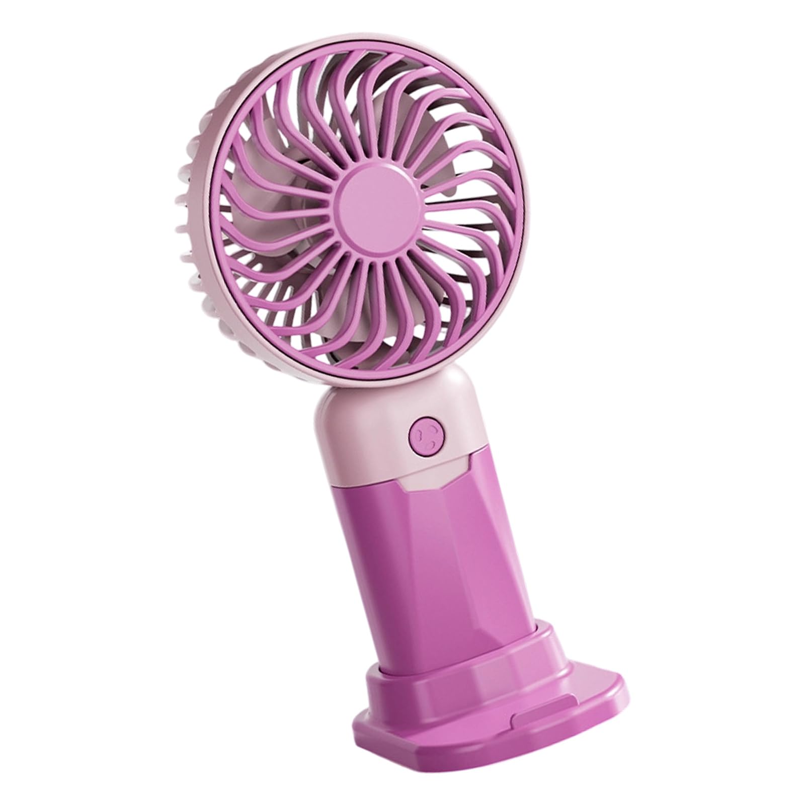 BWANGIAO Portable Fan For Travel Small Pocket Handheld Fan with Phone Stand Rechargeable Fast Speed Hot Weather Beach For Women