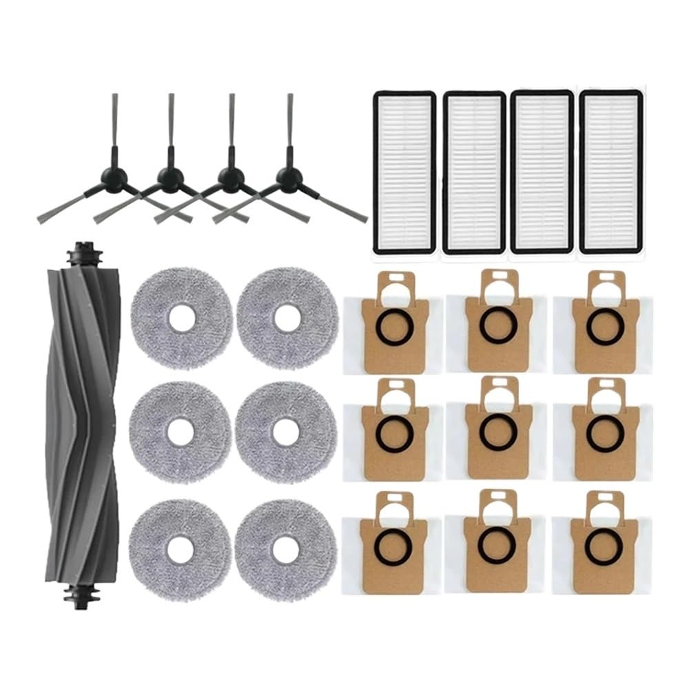 CFCMZTZPED Replacement Parts for Dreame L30 Ultra / L20 Robot Vacuum, Spare Accessories Kit for Maintenance and Cleaning(A)
