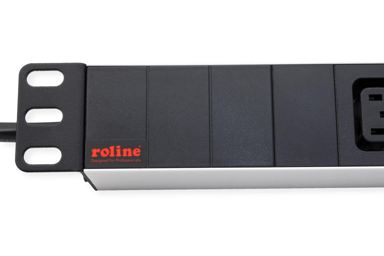 ROLINE 19.07.1627 multiprise Intérieur 2 m 8 sortie(s) CA Aluminium - Multiprises