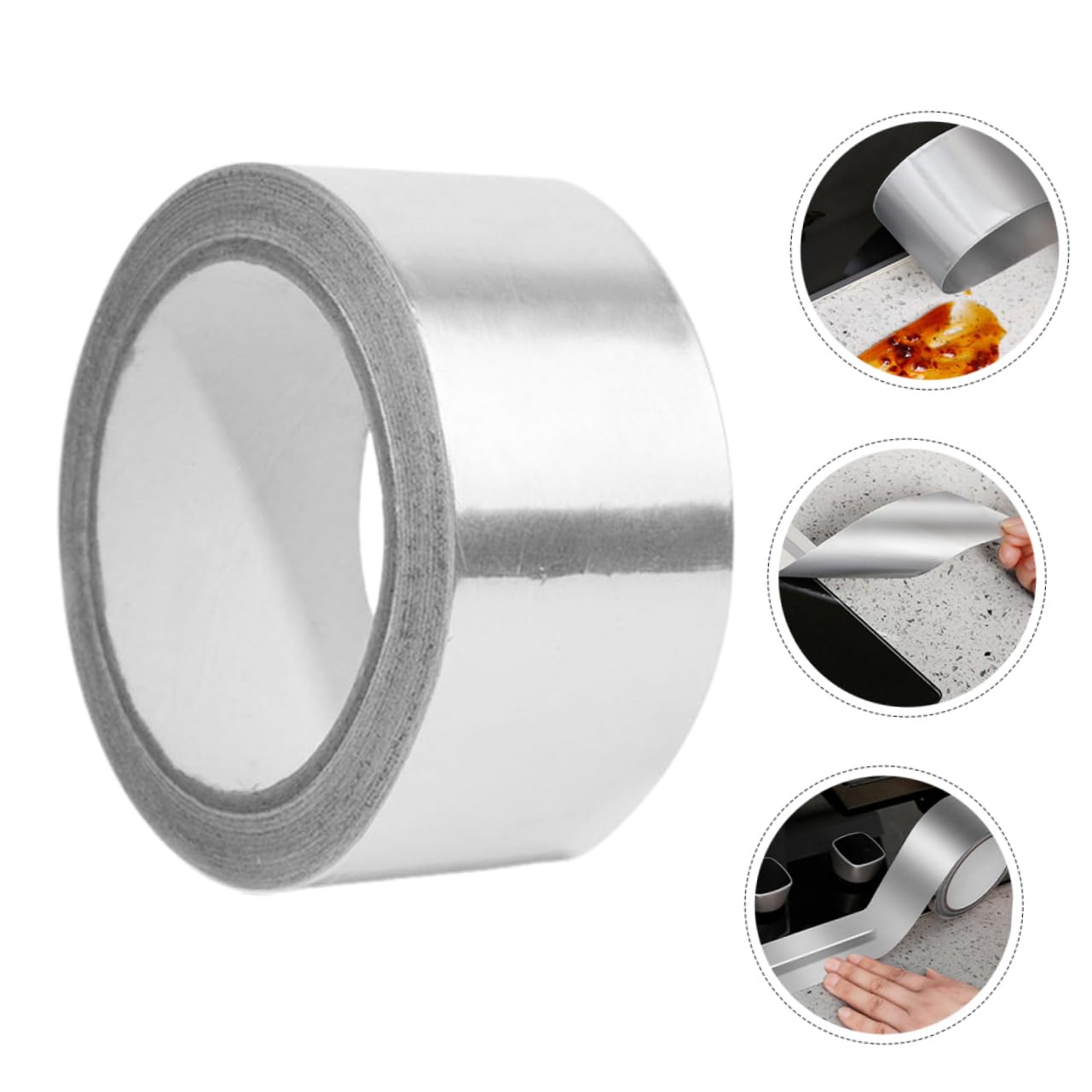 Tofficu 4 Rollos De Cinta Adhesiva Para Ventanas Gruesa Resistente A Altas Temperaturas Para Sellar Cableado Conductor Aislante Eléctrico Cinta Adhesiva Para Reparación De Telas